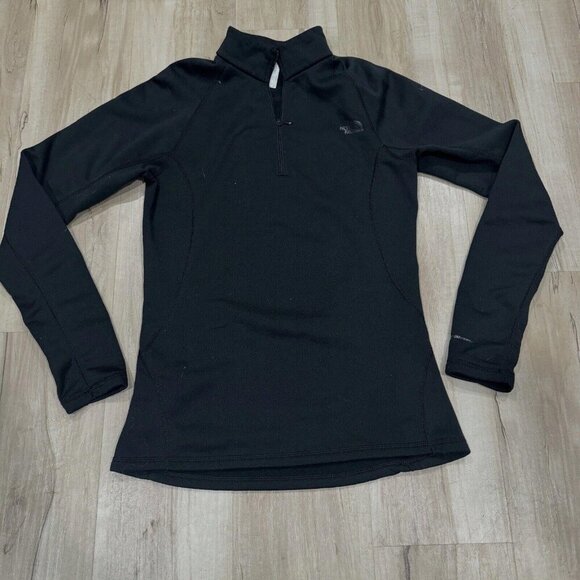 Men’s The North Face TNF black Sweater 1/4 Zip Up Size Small‎ S - Picture 1 of 7